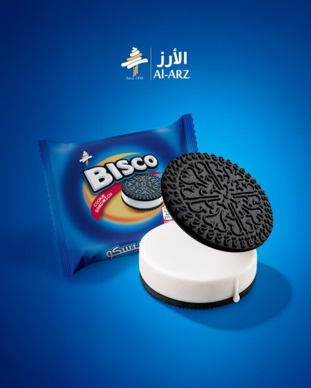 بسكو اوريو و حليب