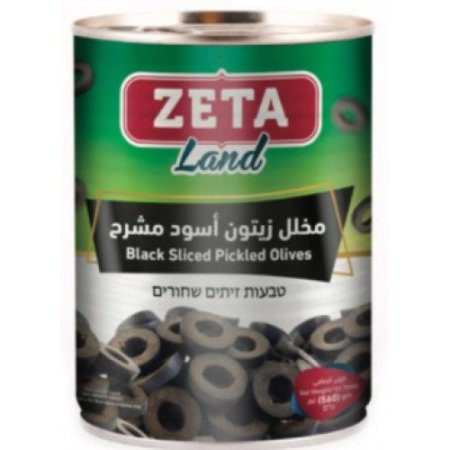 زيتون اسود مشرح 560 غم زيتا