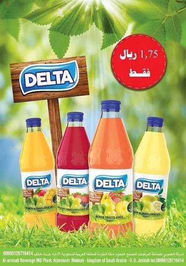 عصير دلتا زجاج 300 مل