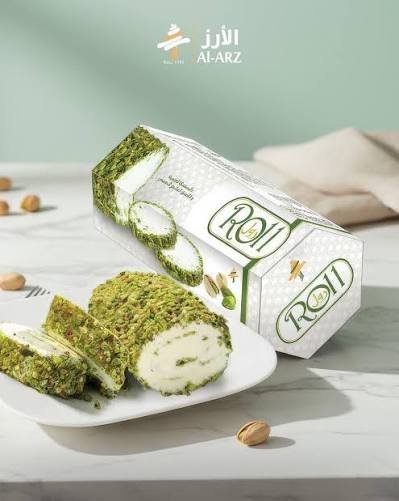 بوظه الارز رول فستق حلبي