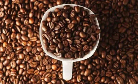 قهوه حب شقراء او سمرا