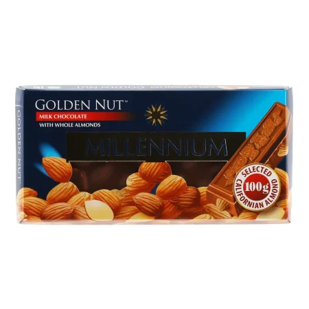 الواح ميلينيوم جولد مت مع لوز 100 غم